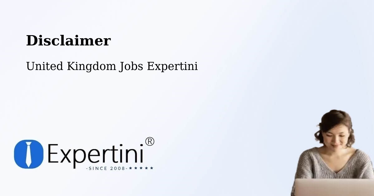 Disclaimer – Oldham - United Kingdom Jobs Expertini